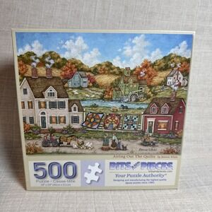 Bits And Pieces 500 Piece Puzzle Airing Out The Quilts